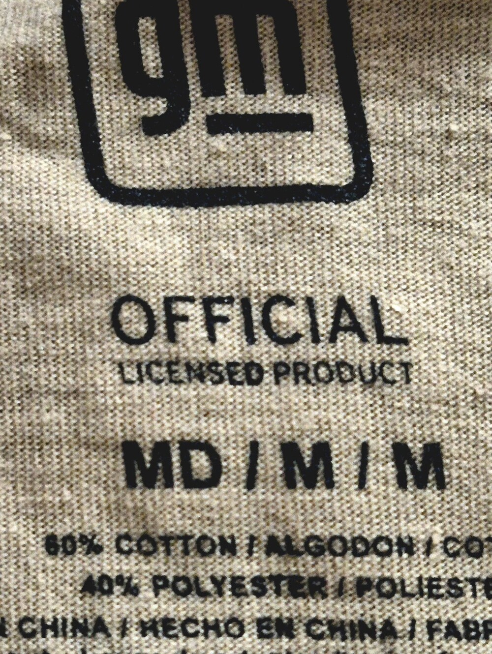 Retro GM Corvette 1965 Muscle Car Graphic T-Shirt Cream - Picture 4 of 5